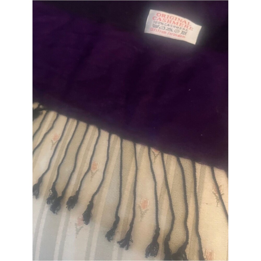 100% Cashmere Fringe Scarf